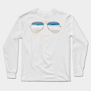 Beach Ray Bands Long Sleeve T-Shirt